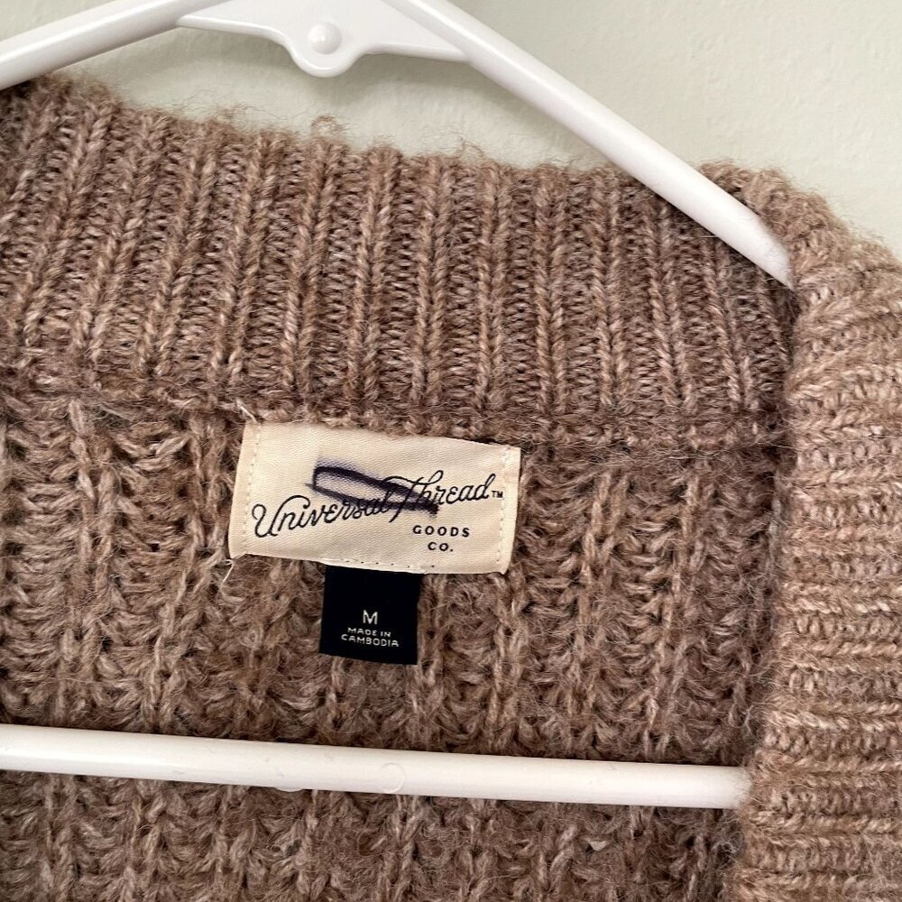 Universal Thread Tan Brown Comfortable Cardigan S… - image 3